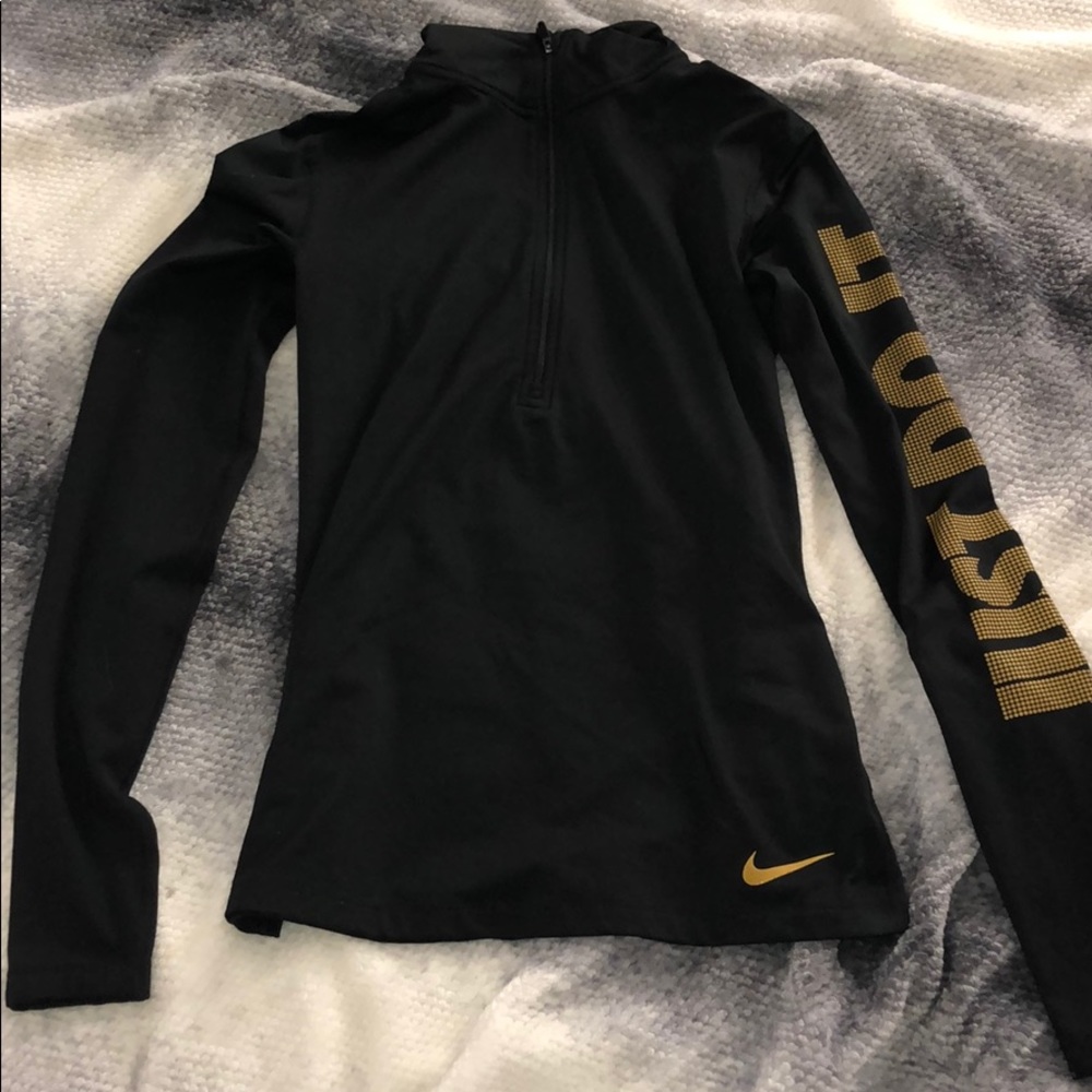 Nike half zipped jacket